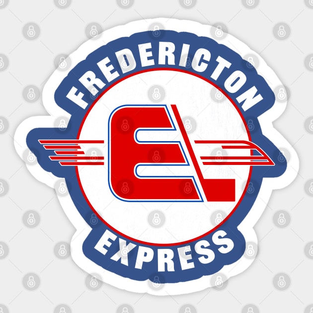 Defunct Fredericton Express Hockey 1988 Sticker by LocalZonly